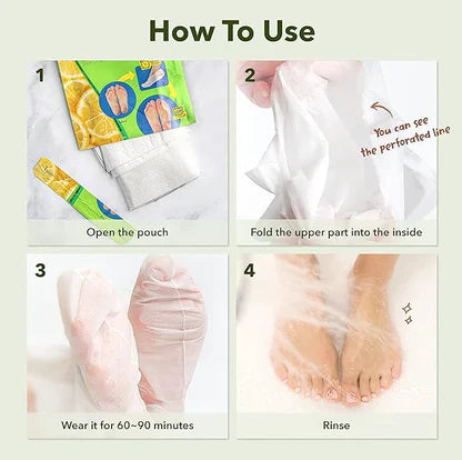 Shiny & Soft Foot Peeling Mask (1 pair)