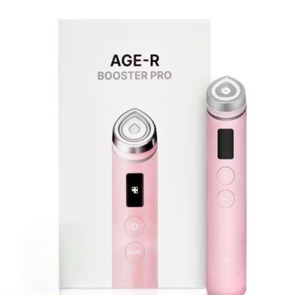Medicube Age-R Booster Pro Pink with head cover