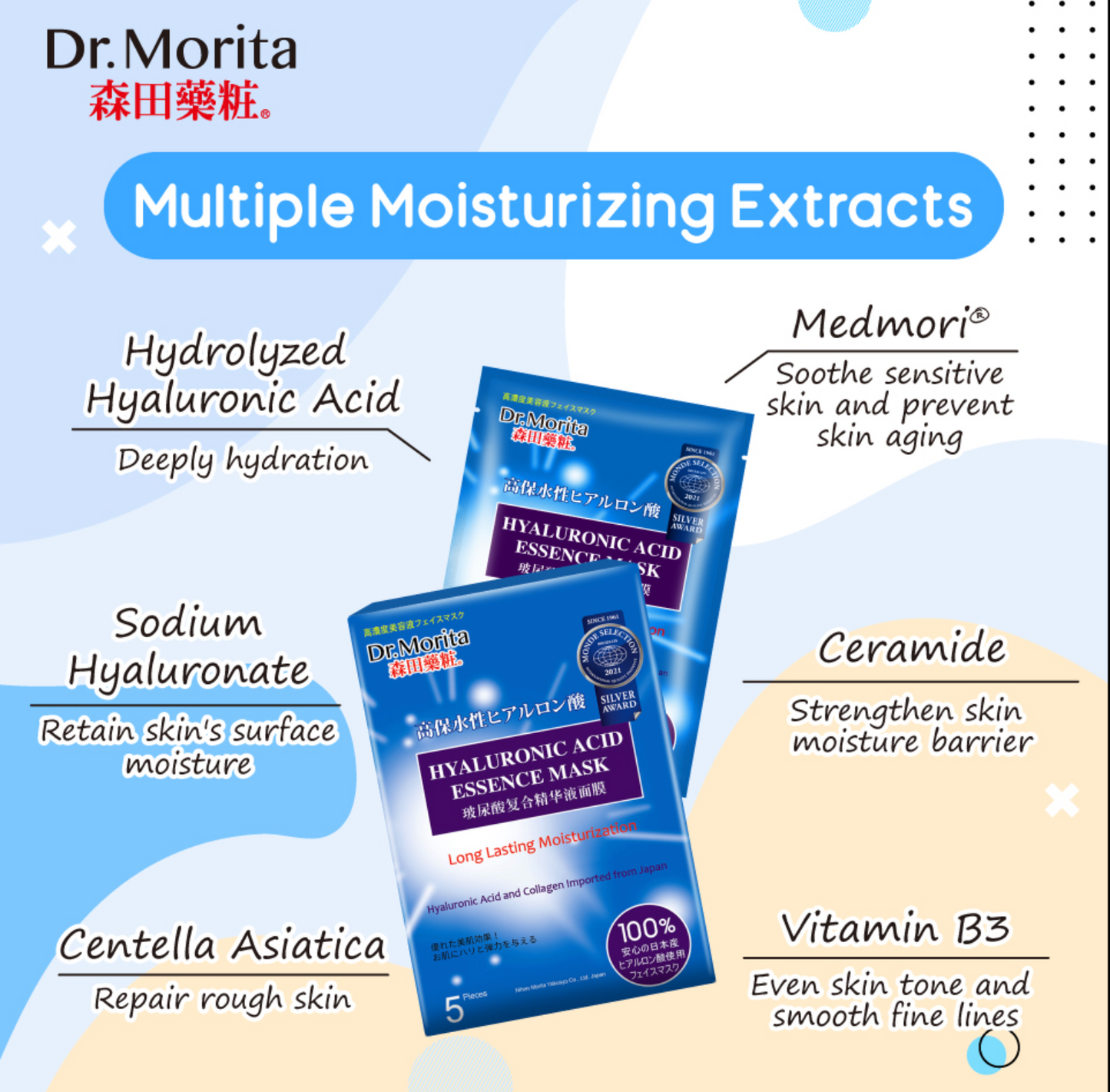 Hyaluronic Acid for Ultimate Moisture 5PC BOX