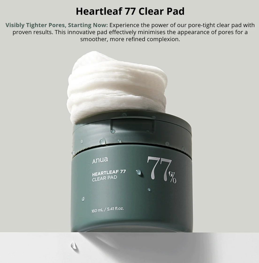 Anua Heartleaf 77% Clear Pad - 160ml