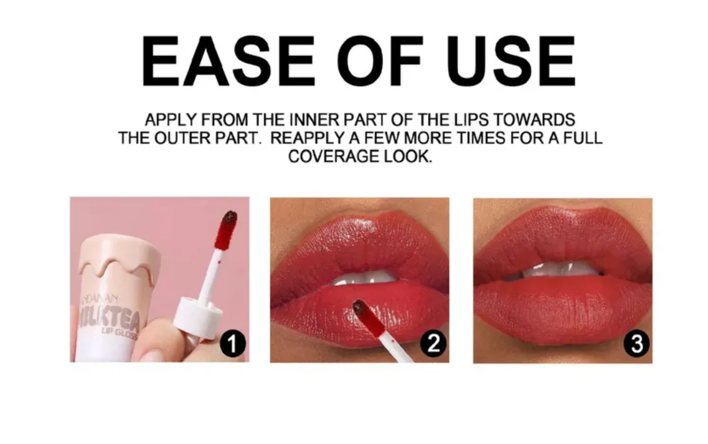 HANDAIYAN - Milk Tea Matte Liquid Lipstick - 3Colors
