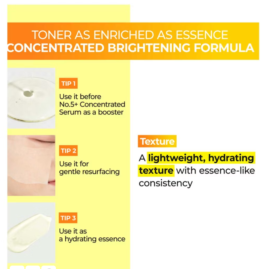Numbuzin – No.5 Vitamin Boosting Essential Toner – 200ml