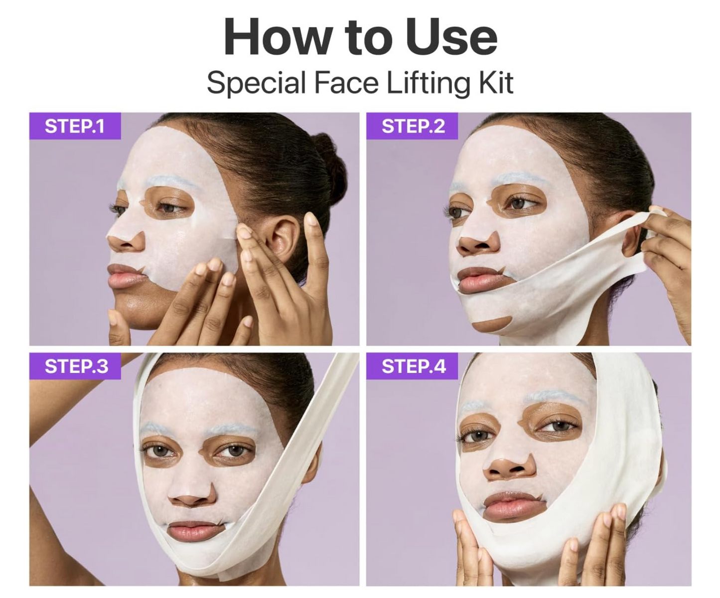 Numbuzin No. 9 NAD Bio Lifting-sil Full Face Mask Set 4