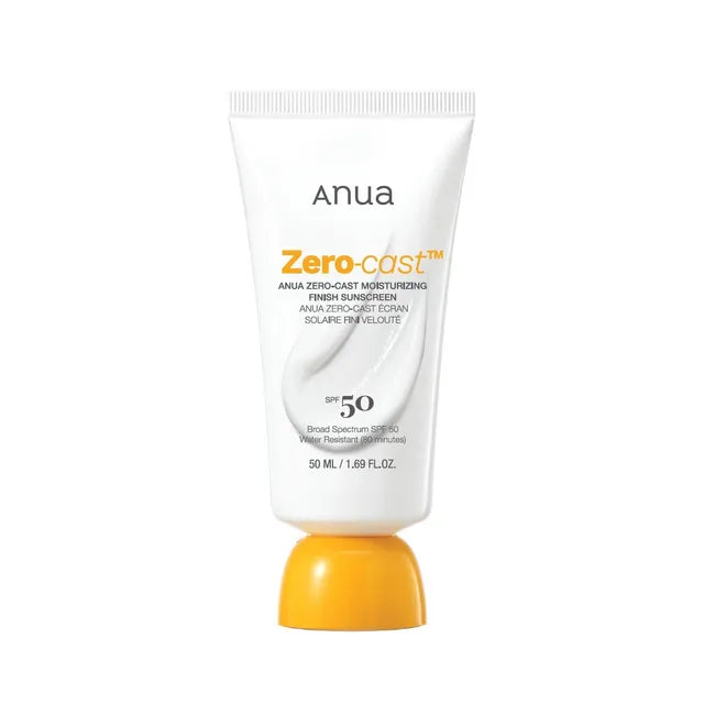 Anua Zero-Cast Moisturizing Finish Sunscreen SPF 50 – 50ml