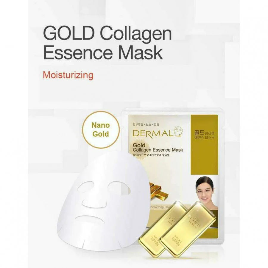 Dermal Korea Gold Collagen Essence Face Mask -23ml