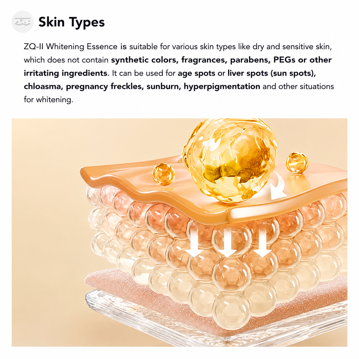 ZQ-II Whitening Essence 50ml