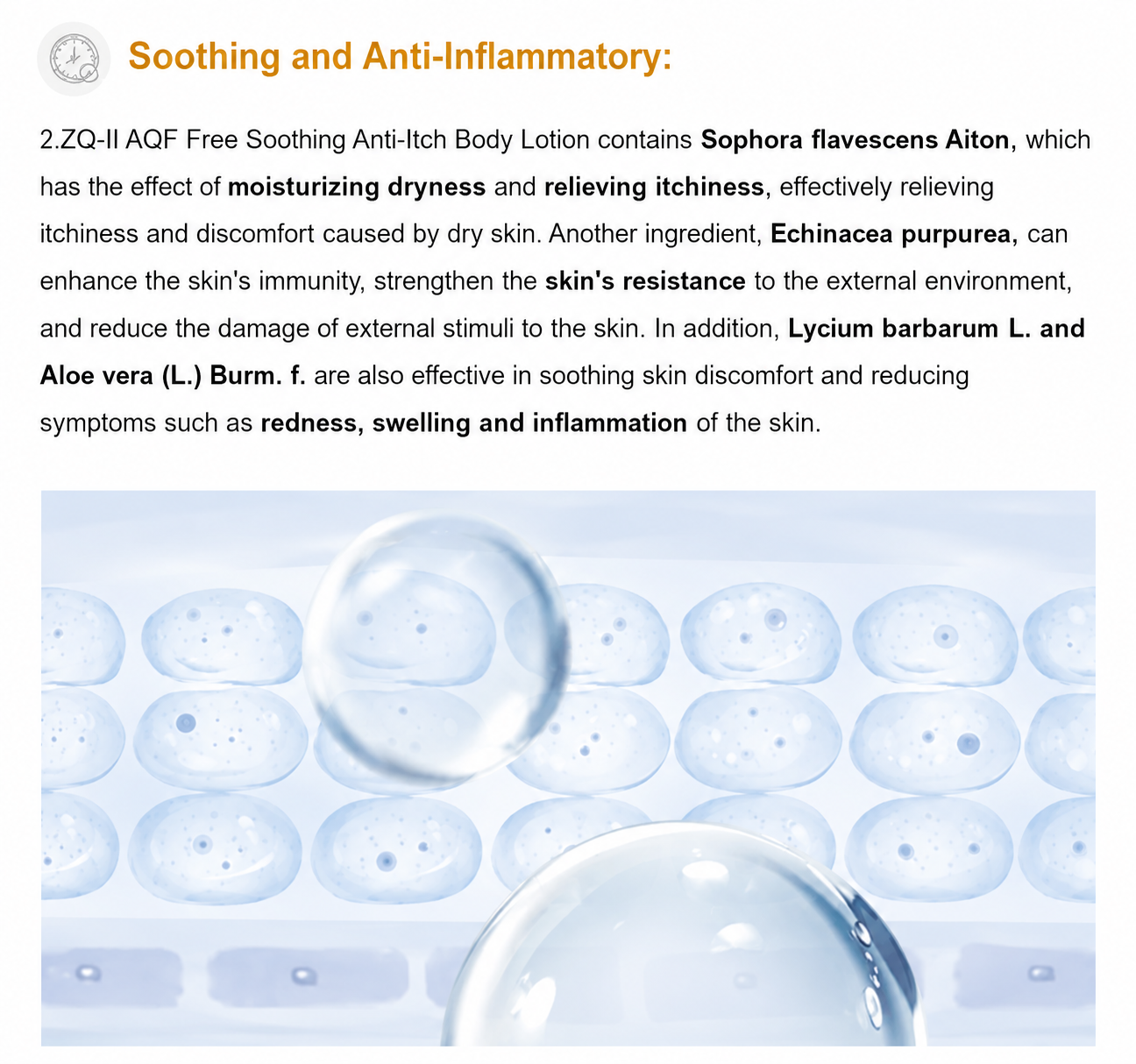 ZQ-II AQP Free Soothing Anti-Itch Body Lotion 150g