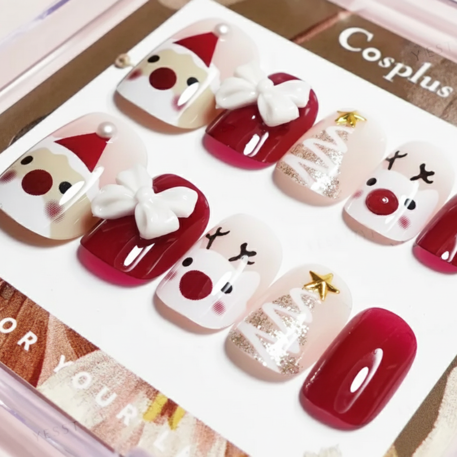 Cosplus - Monina Premium Wearable Gel Nail Tips Set