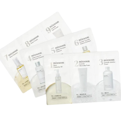 Mixsoon - 9-Step Skincare Sachet Bundle Set [9 pcs]