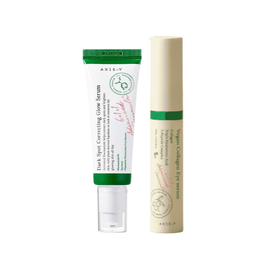 AXIS-Y - Dark Spot Correcting Glow Serum  + Vegan Collagen Eye Serum Set