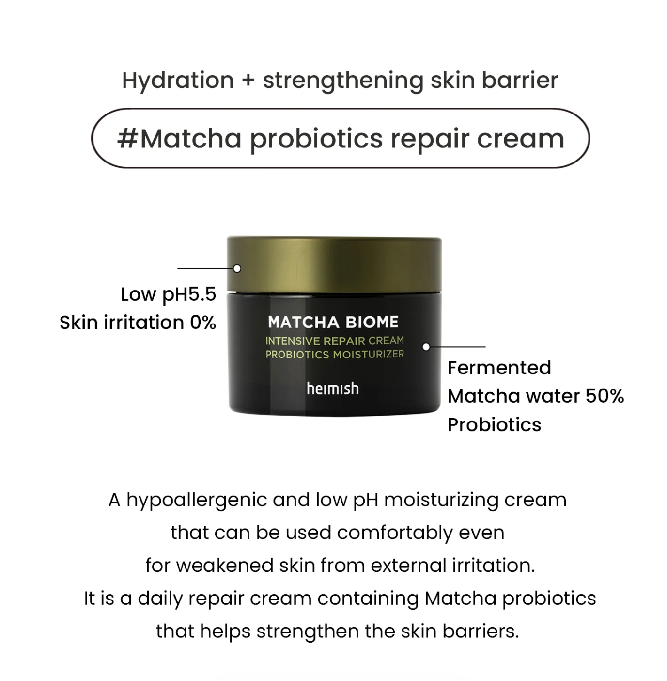Matcha Biome Repair Cream 50ml
