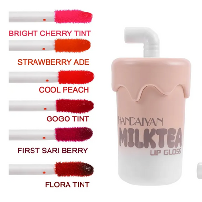 HANDAIYAN - Milk Tea Matte Liquid Lipstick - 3Colors
