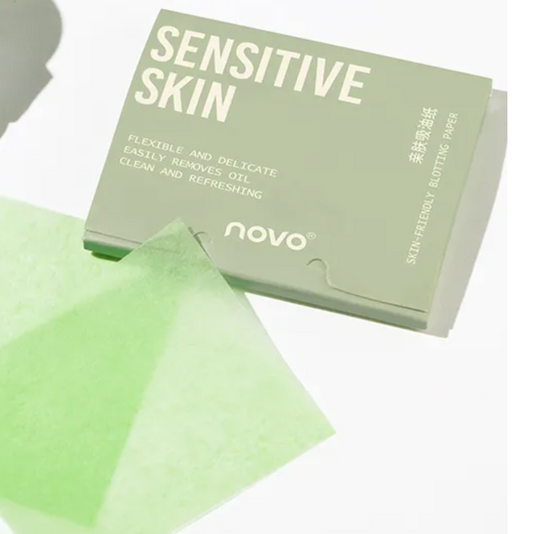 NOVO - Skin-Friendly Blotting Paper Green (100 sheets)