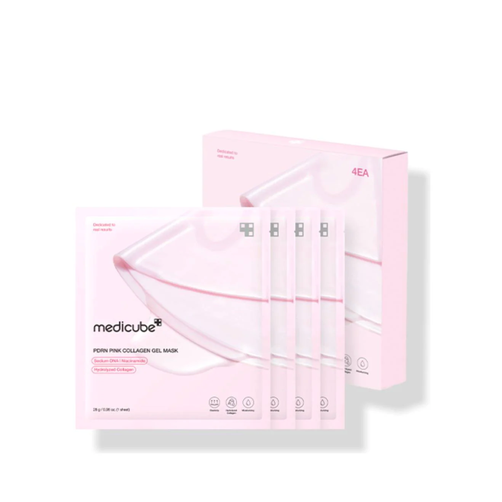 Medicube Salmon PDRN Pink Collagen Jelly Gel Mask 4PC