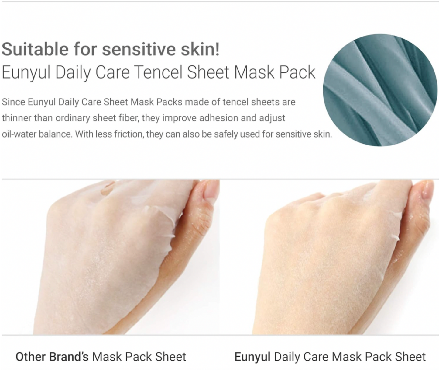 Eunyul cucumber daily mask