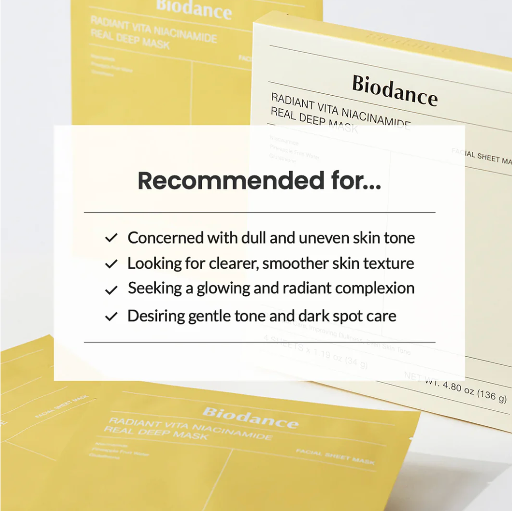 Biodance Radiant Vita Niacinamide Real Deep Mask