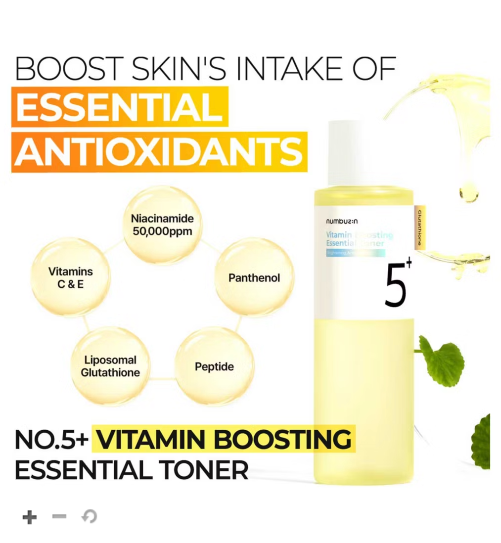 Numbuzin – No.5 Vitamin Boosting Essential Toner – 200ml
