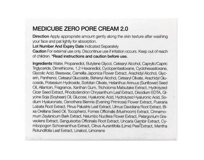 Medicube Zero Pore Cream 2.0