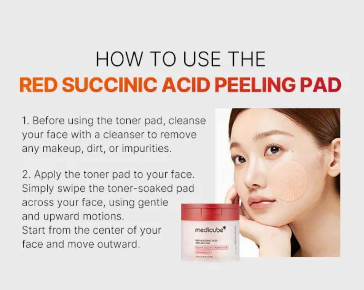 Medicube Red Succinic Acid Peeling Pad
