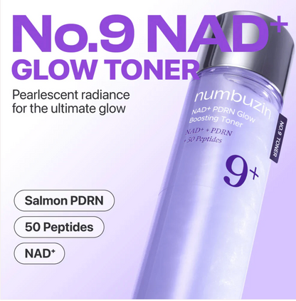 Numbuzin No.9 NAD+ PDRN Glow Boosting Toner 150ml