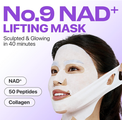 Numbuzin No. 9 NAD Bio Lifting-sil Full Face Mask Set 4