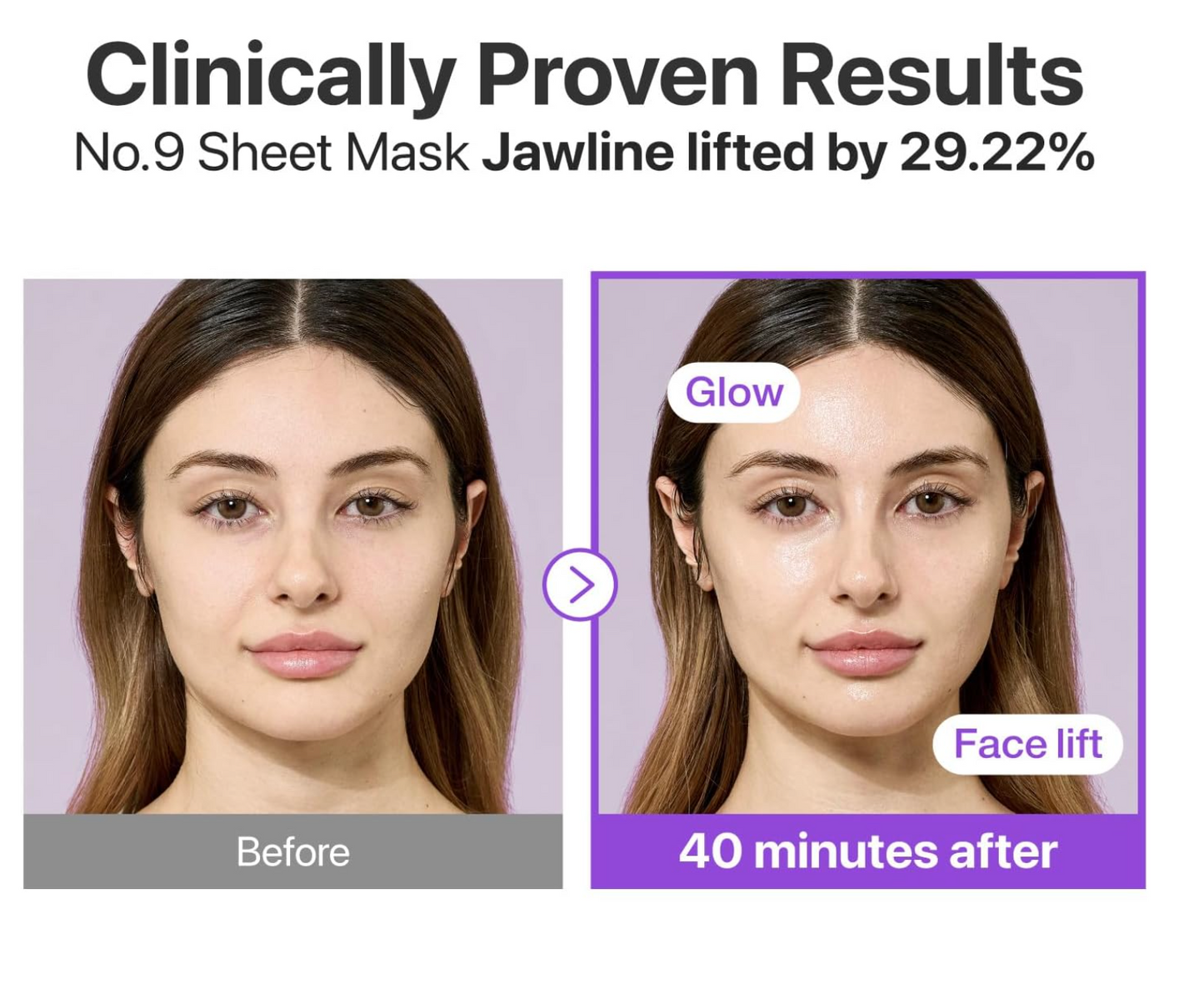 Numbuzin No. 9 NAD Bio Lifting-sil Full Face Mask Set 4