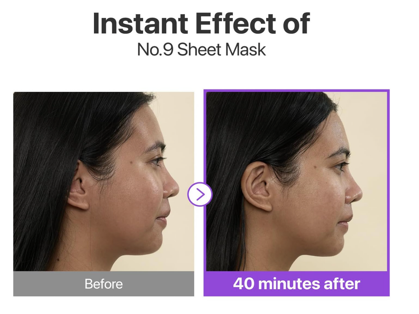 Numbuzin No. 9 NAD Bio Lifting-sil Full Face Mask Set 4