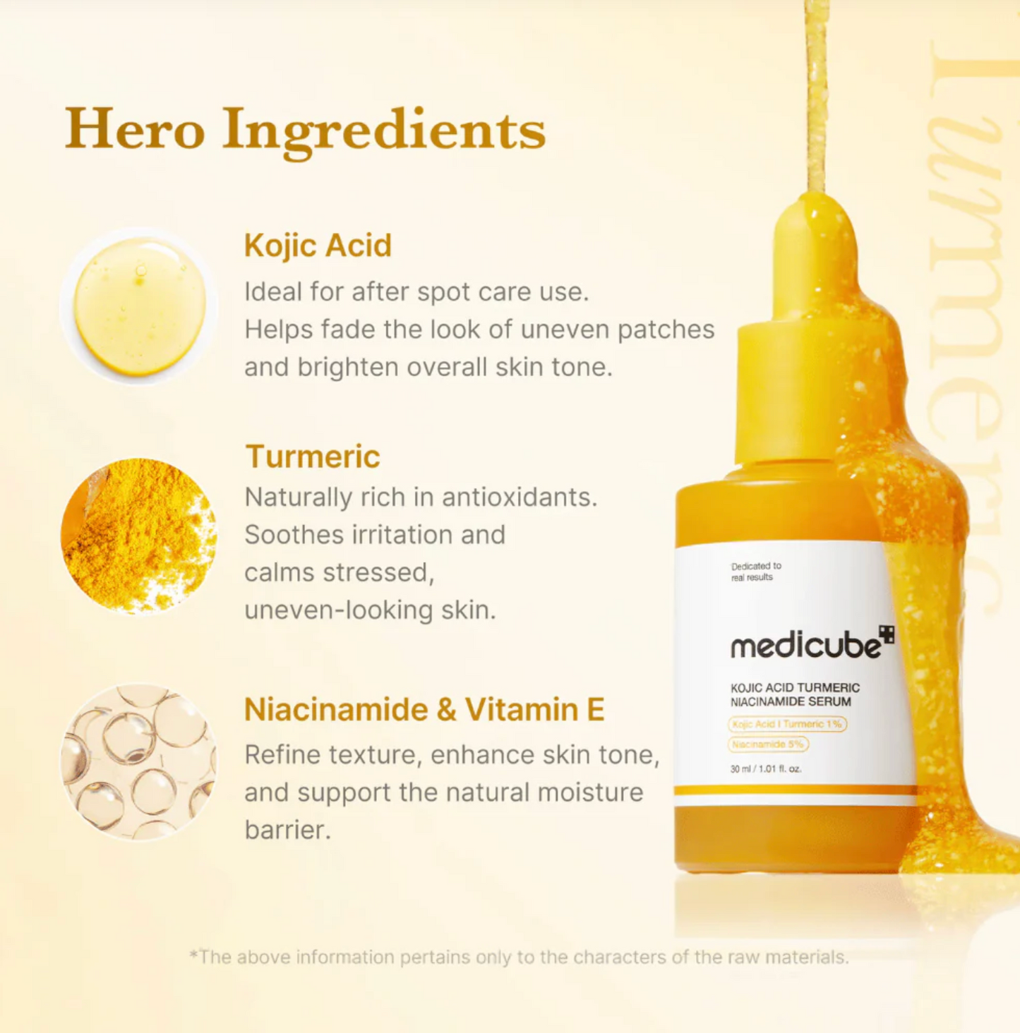 Medicube Kojic Acid Turmeric Niacinamide Serum 30ml
