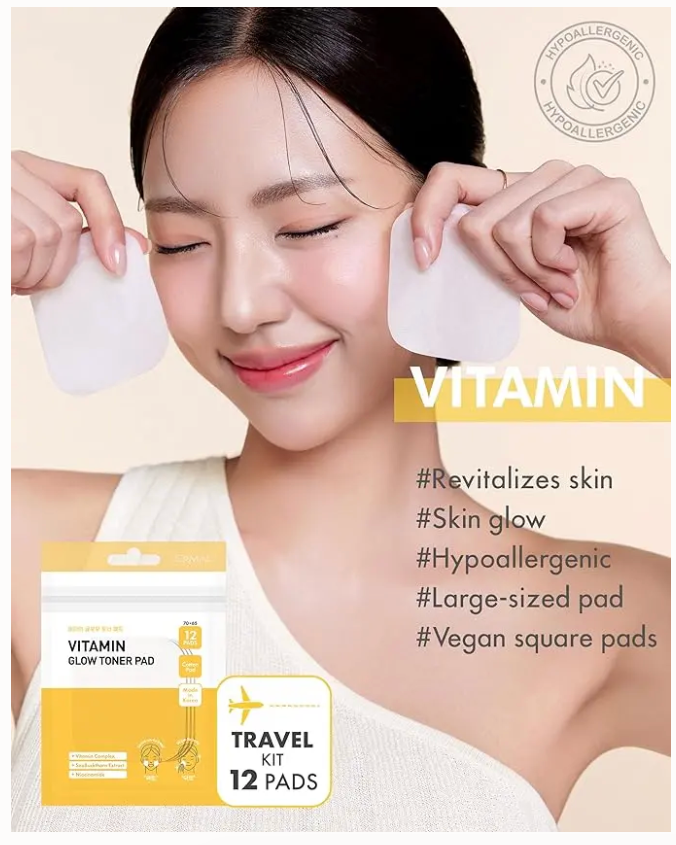 DERMAL Retinol Peptide Lifting Pad 12 Pads | Anti-Aging Toner Pads