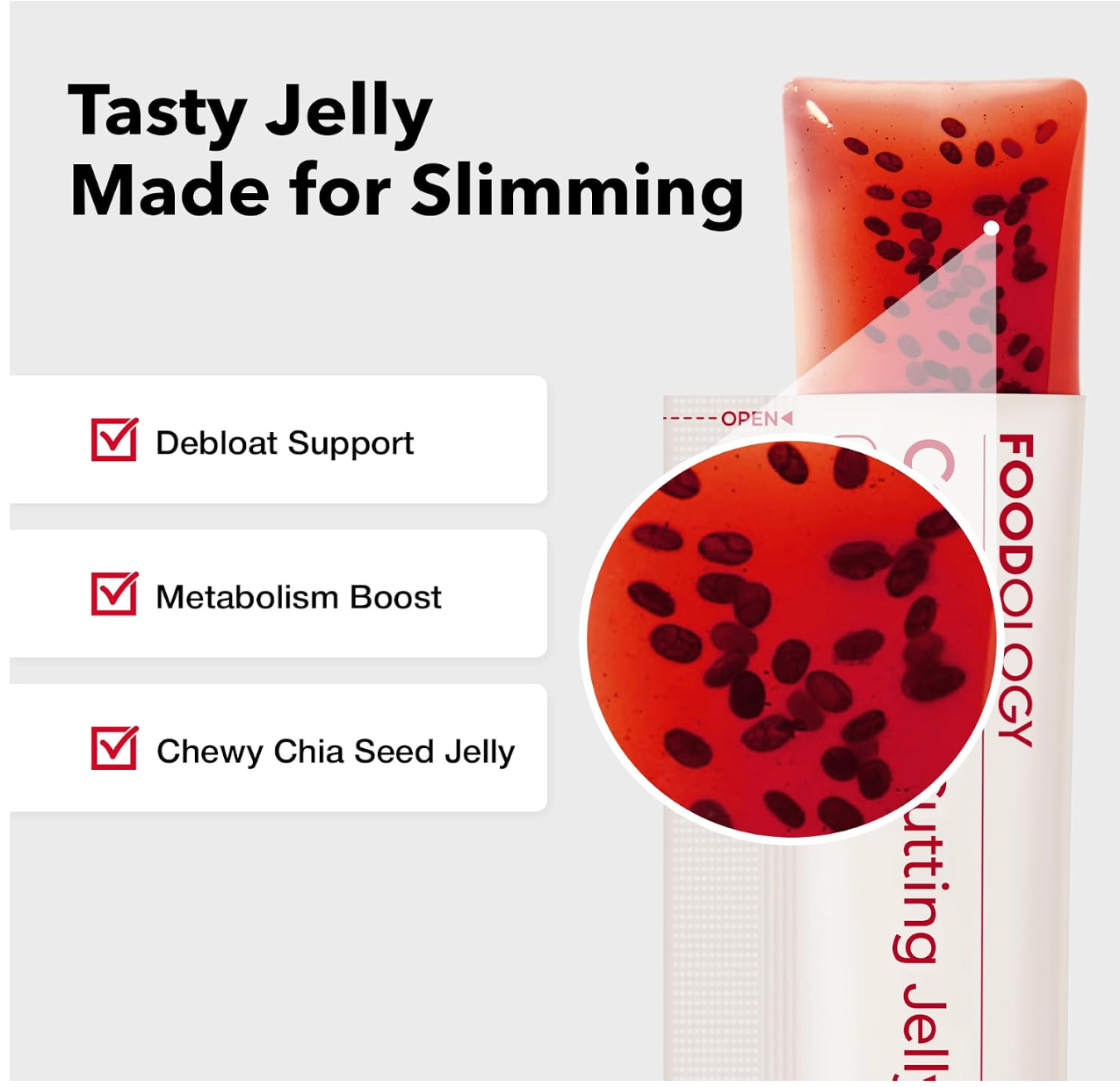 FOODOLOGY Coleology Cutting Jelly with Indigestible Maltodextrin