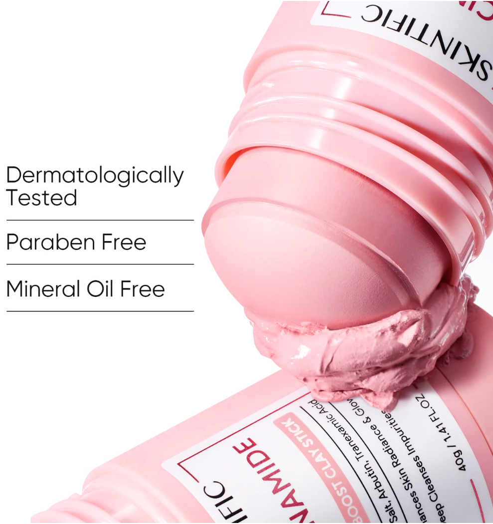 SKINTIFIC Niacinamide Bright Boost Clay Stick Mask