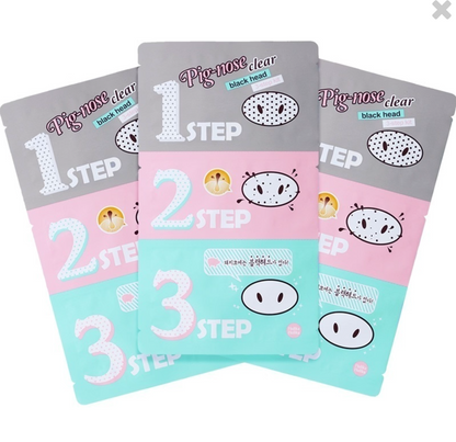 PIG-CLEAR Blackhead 3-Step Kit