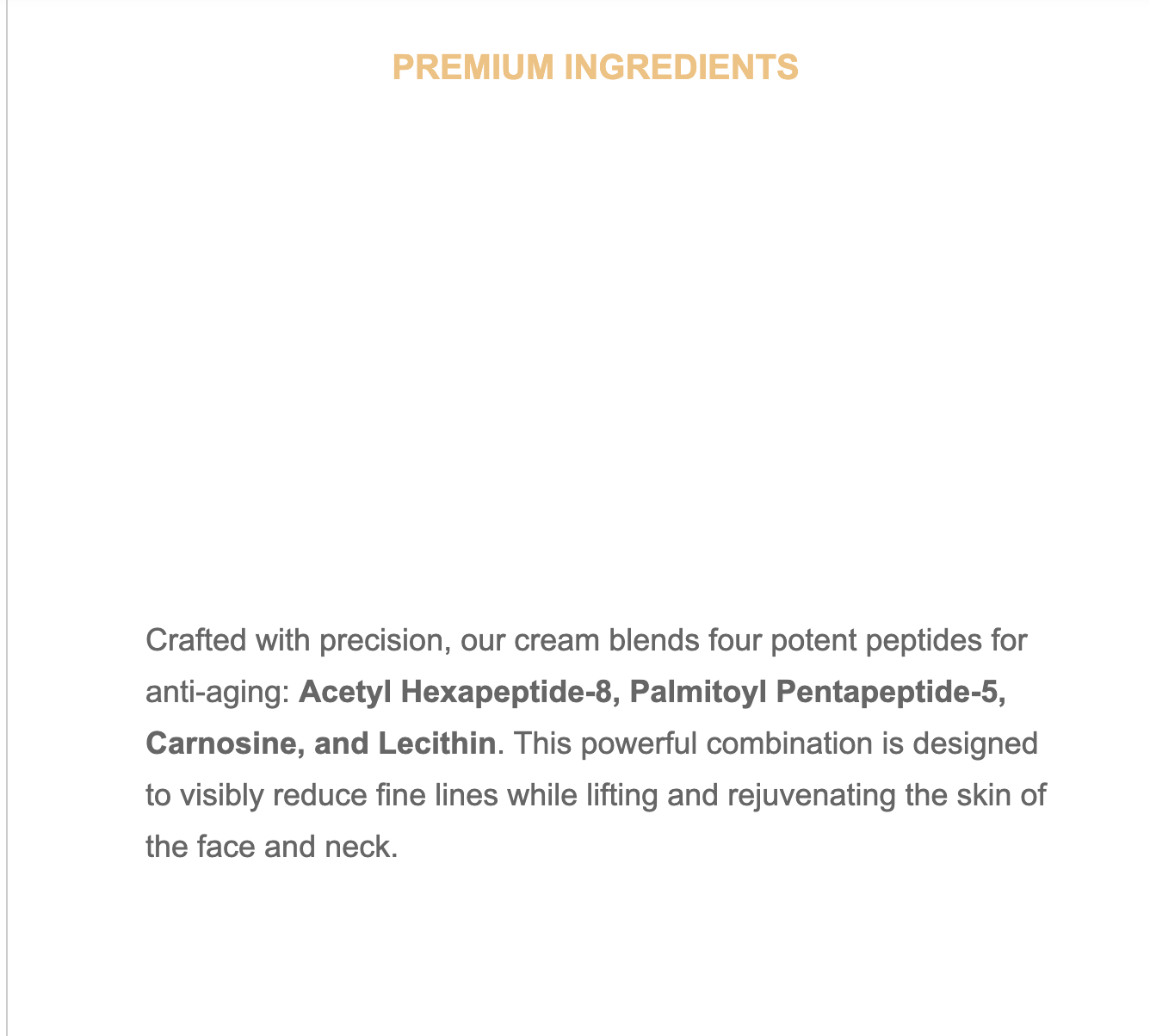 ZQ-II Multi-Peptide Regeneration Cream 50g