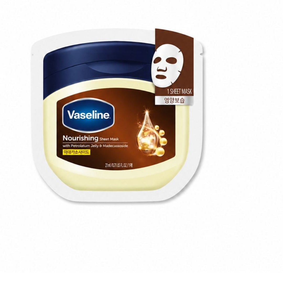 Vaseline Nourishing Sheet Mask Pack with Petrolatum Jelly & Madecassoside