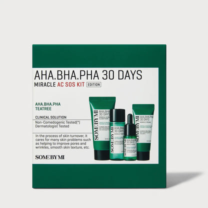 AHA, BHA, PHA 30 Days Miracle AC SOS Kit