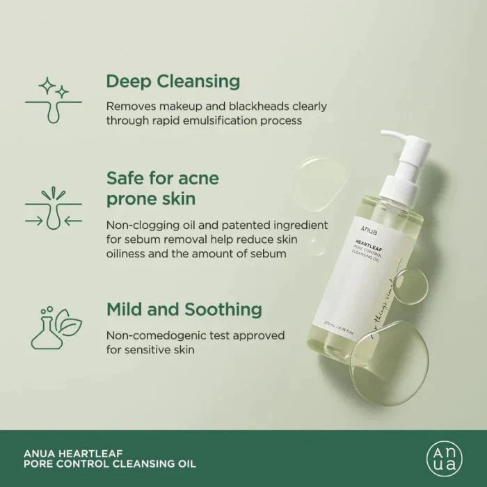 Heartleaf Pore Control Cleansing Oil -200ml