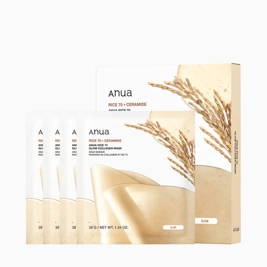 Rice 70 Glow Collagen Mask Box (4pcs)