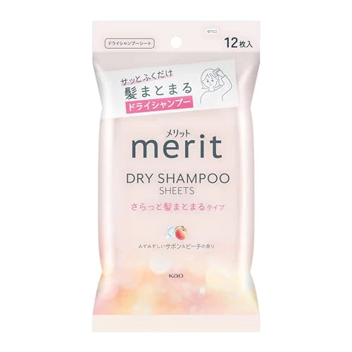 Merit Day+ Dry Shampoo Sheets [Verbena & Lemon - 12 pcs]