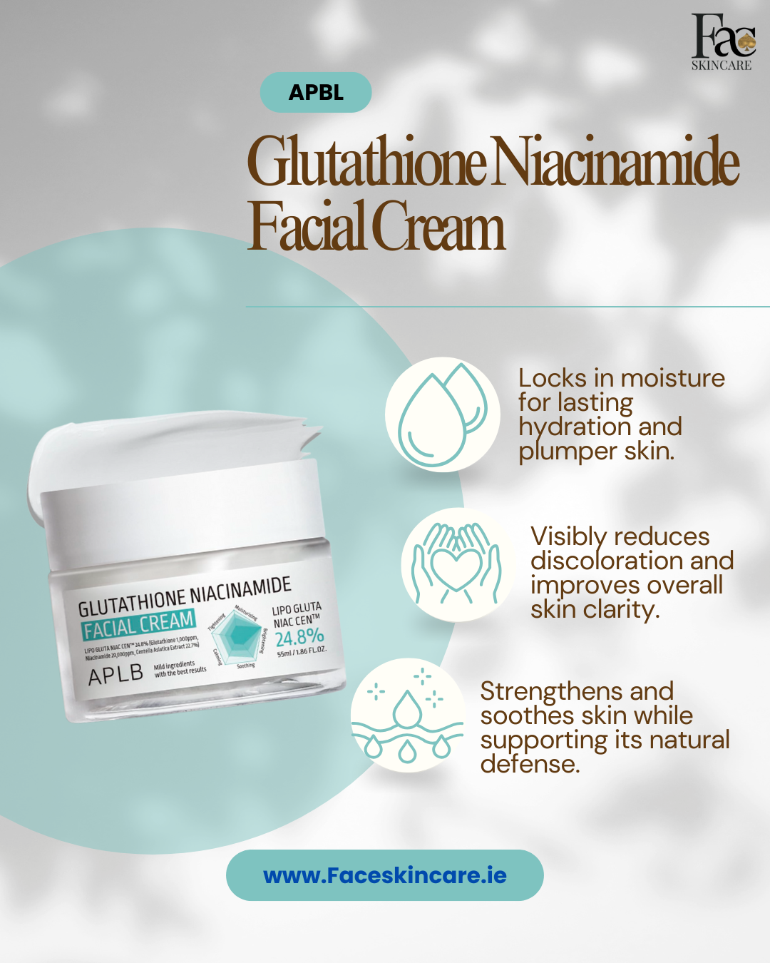 APLB - Glutathione Niacinamide Facial Cream