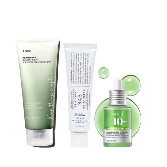 Redness Relief K-Beauty Trio | Soothe Inflamed Acne & Fading Red Marks